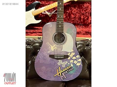Washburn x Disney Hannah Montana Akustik Gitar Küçük Boy on