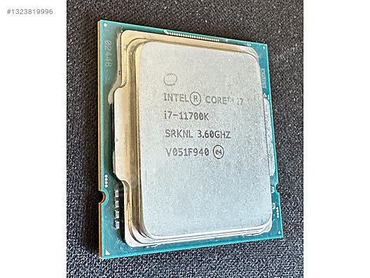 CPU Intel Core i7-11700K Intel Core i7-11700K 3.60GHz 11. Nesil LGA1200 İşlemci sahibinden