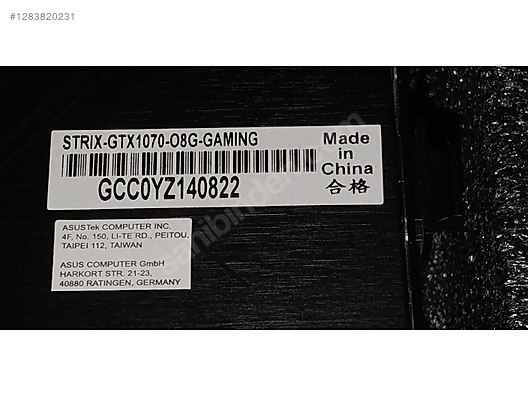 Used & Brand New Items / Computers / Desktops / Desktop Components / Graphics Cards