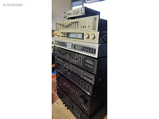 TECHNİCS,JVC,SANSUİ, KENWOOD,MONACOR,ARROW marka ekolayzılar