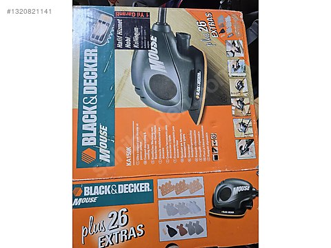 BLACK DECKER MOUSE ZIMPARA MAKİNE SIFIR HİÇ KULLANILMAMIŞ - Sıfır