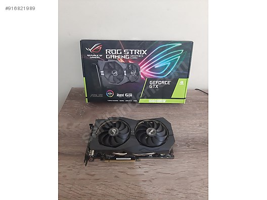 Asus Rog Strix Gaming Gtx 1660 Super Gddr 6 6 Gb 192 Bit At Sahibinden Com