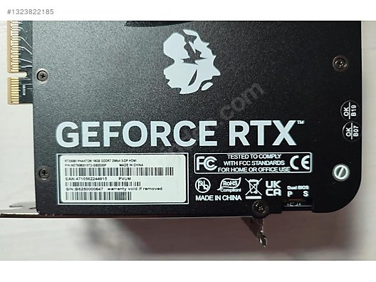 SIFIR Gainward PHANTOM GeForce RTX 5080 sahibinden.comda - 1323822185