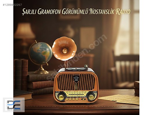 ロンロン　MIYABI RICH OLD THEATER limited Meier MD-1319BT Retro Bluetooth Hoparlör Şık ve Nostaljik Hediye