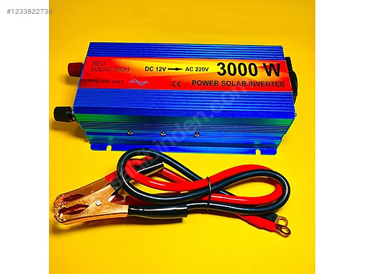 Güneş Enerjisi Sistemi - TAM SiNÜS İNVERTÖR 3000 watt 12-220'çevirici