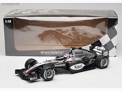 ミニカー Hot Wheels 1/18 McLaren Kimi Raikkonen 1:18 McLaren Mercedes MP4 19 Kimi Raikkonen 2004 on sahibinden.com