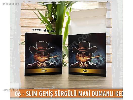 06 SLIM GENIS MAVI DUMANLI KEDI SURGULU OK AMA LI BO KUTU