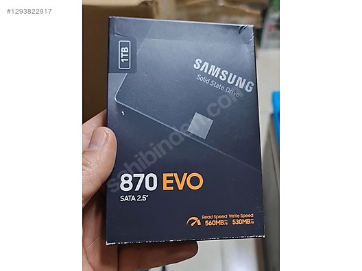 SAMSUNG MZ-77E1T0BW 1TB 870 EVO SATA3 2,5 sahibinden.comda