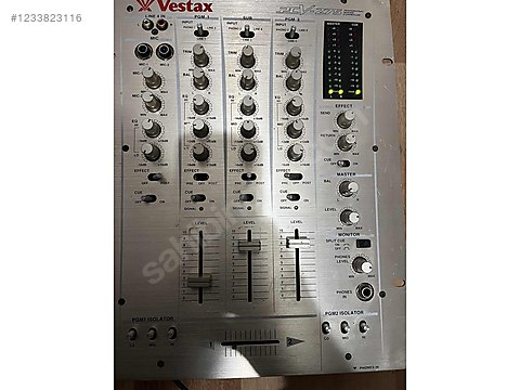 Vestax PCV-275 DJ Mixer 3 Channel Equalizer sahibinden.comda