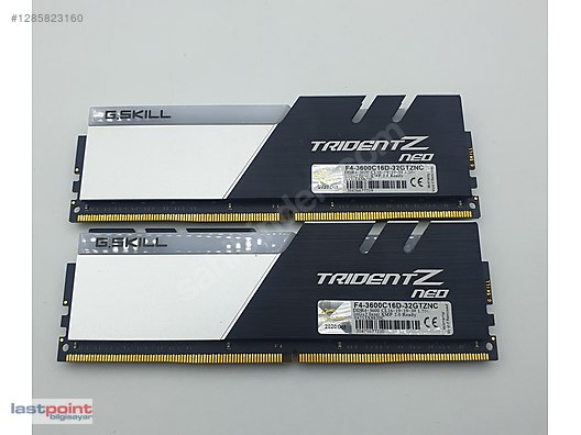 G.Skill Trident Z Neo RGB 32 GB (2x16) 3600 MHz DDR4 Ram