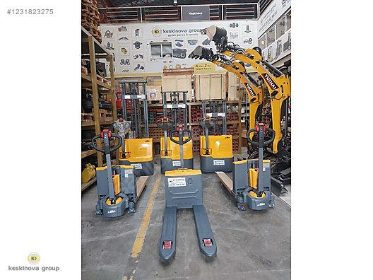 KESKİNOVA MAKİNA STOKTAN XİLİN 1,5 TON TAM AKÜLÜ TRANSPALET
