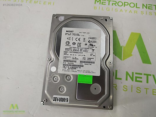 HGST 2TB SAS Disk HUS723020ALS640 0B26331 sahibinden.comda