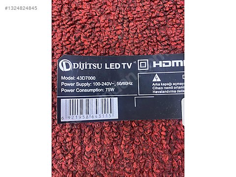 DİJİTSU 43D7000 SMD007986 - TV Yedek Parçaları ve Televizyon