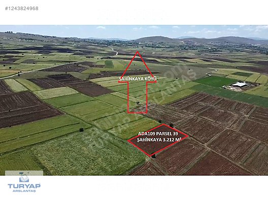 TURYAP ARSLANTAŞ'TAN ŞAHİNKAYADA SATILIK KÜÇÜK PARSEL TARLA #1243824968