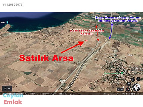 Çanakkale Gelibolu Bolayır 7000m2 Satılık Arsa - Satılık Arsa İlanları ...