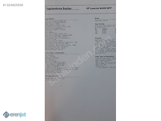 Printers / HP LAZERJET M4555MFP YAZICI TARAYICI FAX FOTOKOPİ