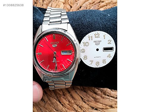 Seiko / KUSURSUZ SEİKO OTOMATİK FOSFORLU KIRMIZI sahibinden.comda