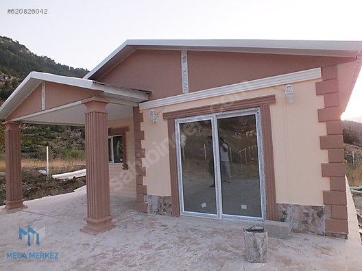 MEGAEVİM ÇELİK PREFABRİK EV 70 M2 ANAHTAR TESLİM FULL PAKET Satılık