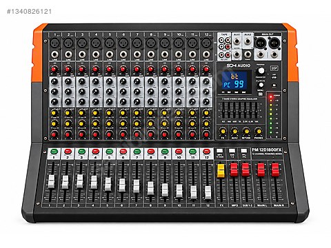 POWER MİKSER 12 KANAL 99DSP EFEKT PM12D1800FX sahibinden.comda