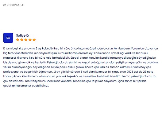 Özel Ders Verenler / Lise & Üniversite