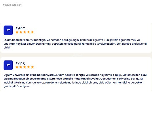 Özel Ders Verenler / Lise & Üniversite