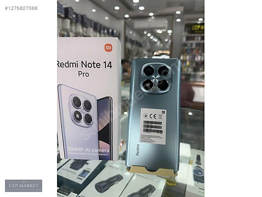 Resim Xiaomi Redmi Note 14 Pro İkinci El TR | 256 GB | Mavi İkinci El Redmi note 14 pro