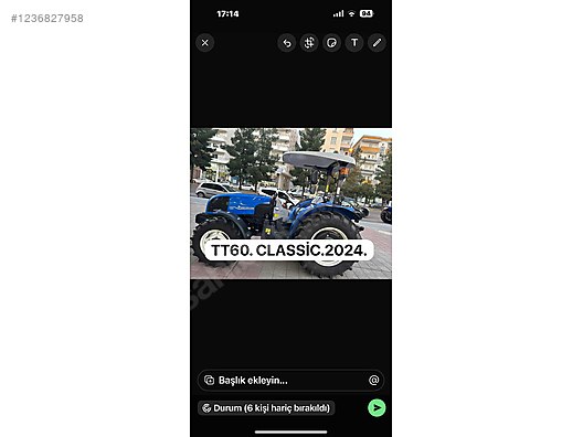 Machinery / Agricultural Machines / Tractors / New Holland / TT60 Classic