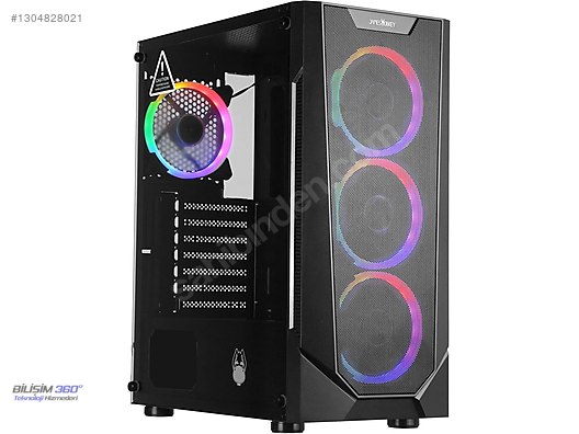 James Donkey Helix H800 4x Fan Temperli Cam 650W Oyuncu Kasası