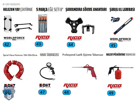 Mekanik El Aletleri - Otomotiv Endüstri Makineleri