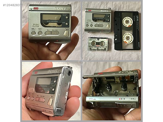 SONY M-950 DÜNYANIN EN KÜÇÜK KASET KAYIT CİHAZI-1997 JAPONYA on