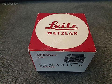 Lensler / LEICA ELMARIT-R 35MM F2.8 Kutulu Sıfır kondisyonda