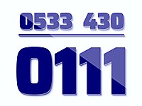 0533 430 0111│ACELE EDİN │ SINIRLI SAYIDA ÇOK ÖZEL SERİLER│0 111 #1283830025