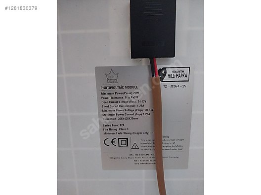 İkinci El ve Sıfır Alışveriş / Bahçe & Yapı Market / Yapı Malzemeleri / Isıtma / Güneş Enerjisi Sistemi