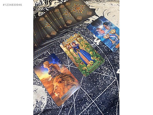 Tarot Kartı - Yaldızlı Tarot kehanet kartları - 1234830946