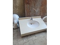 AKRİLİK TEZGAHLI BANYO LAVABOSU