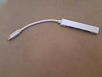 type-c 4 usb girişli usb type-c aktarma aparatı