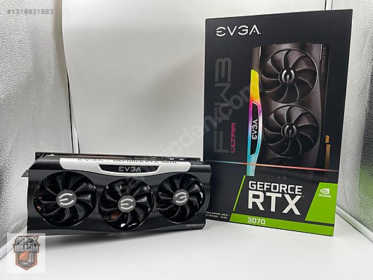 Evga RTX 3070 FTW3 ULTRA GAMING 8GB 256BİT 0 AYARINDA TERTEMİZ