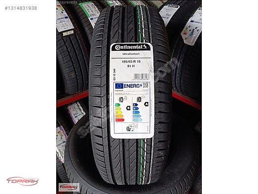 1956515***195/65R15 CONTINENTAL ULTRACONTACT YENİ YAZ LASTİĞİ