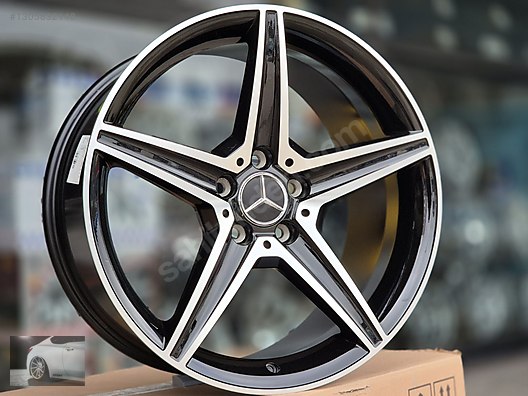 LİDER'DEN 19 INC 5X112 W205 MERCEDES AMG GECE PAKET JANT on