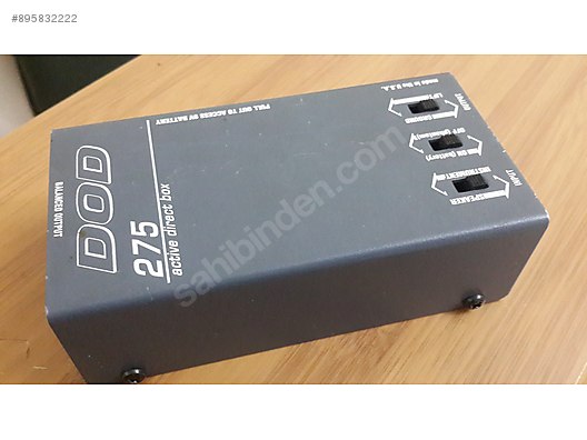 Dod Ac 275 Active Direct Box Usa Mali Orjinal Tertemiz Efekt Pedali Ve Diger Enstruman Yan Ekipmanlari Sahibinden Com Da 895832222