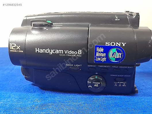 SONY HANDYCAM CCD-TR420E VİDEO8 KAMERA ( PARÇA AMAÇLI ) on