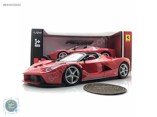 Ferrari LaFerrari Aperta 70th Red 124 Ölçek Bburago Marka