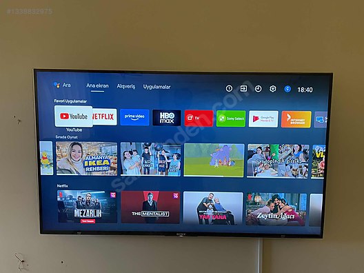 Sony 55 inç Android TV KD-55XE8505 (Ekran Koruyuculu) - İkinci El