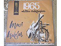 ALTIN MİKROFON 1965 MAVİ IŞIKLAR KANAMAM HELVACI ÇOK ÇOK TEMİZ