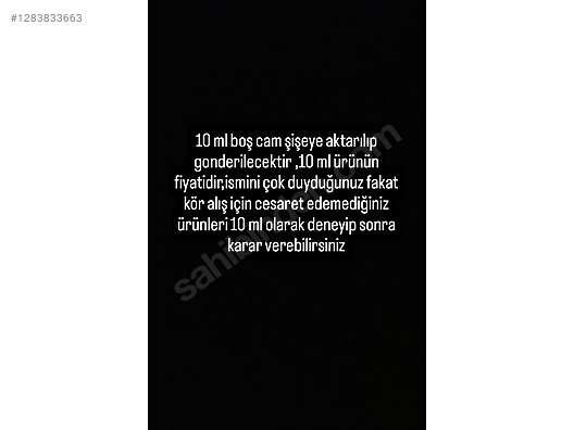 İkinci El ve Sıfır Alışveriş / Kişisel Bakım & Kozmetik / Parfüm / Erkek