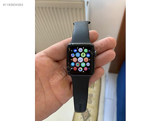 APPLE WATCH 3 42mm Space Gray KUSURSUZ sahibinden da 1183834363