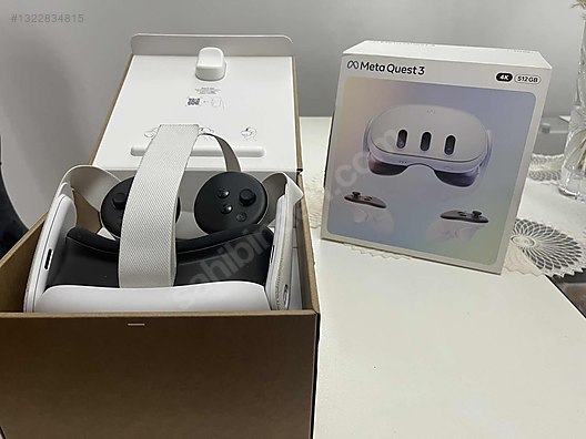 Meta Quest 3 512 Gb 4K Edition + Link kablosu on sahibinden.com