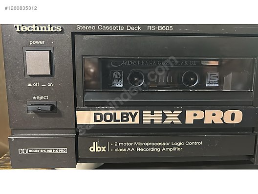 TECHNİCS CASSETTE DECK RS-B605 sahibinden.comda - 1260835312