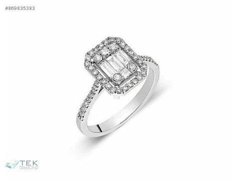 0 50 Karat Renk F Vs Baget Pirlanta Yuzuk Tekdiamond Pirlanta Yuzuk Modelleri Ve Taki Mucevher Cesitleri Sahibinden Com Da 869835383