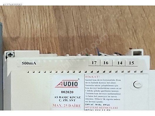 İkinci El ve Sıfır Alışveriş / Bahçe & Yapı Market / Yapı Malzemeleri / Elektrik Tesisatı / Diyafon & Zil